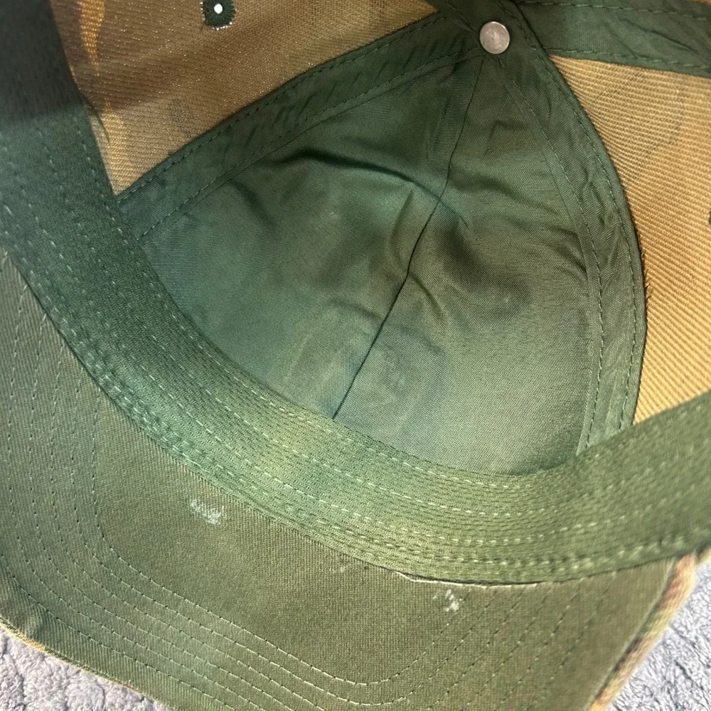 Embroidered Logo Youth Camo John Deere Snapback Baseball Hat Camouflage OSFM